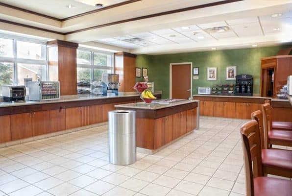 Breakfast at the Fairfield Inn