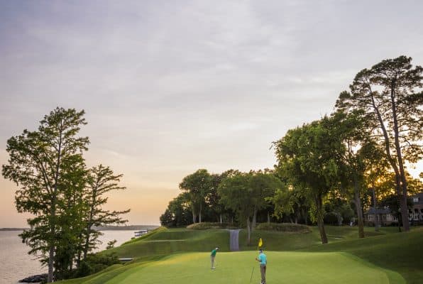 River Course 17th hole