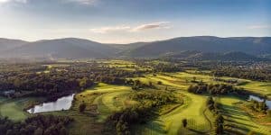 Aerial view of old trail golf club